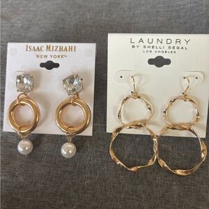 Isaac Mizrahi and Laundry Earrings